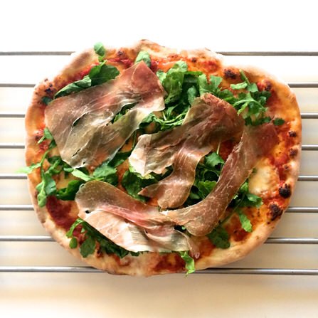 Pizza με ρόκα και προσούτο - MyPizza Project