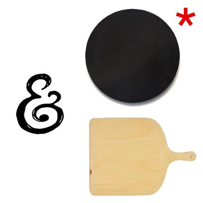 Σετ MyPizza Slab με αισθητικές ατέλειες + Peel - MyPizza Project